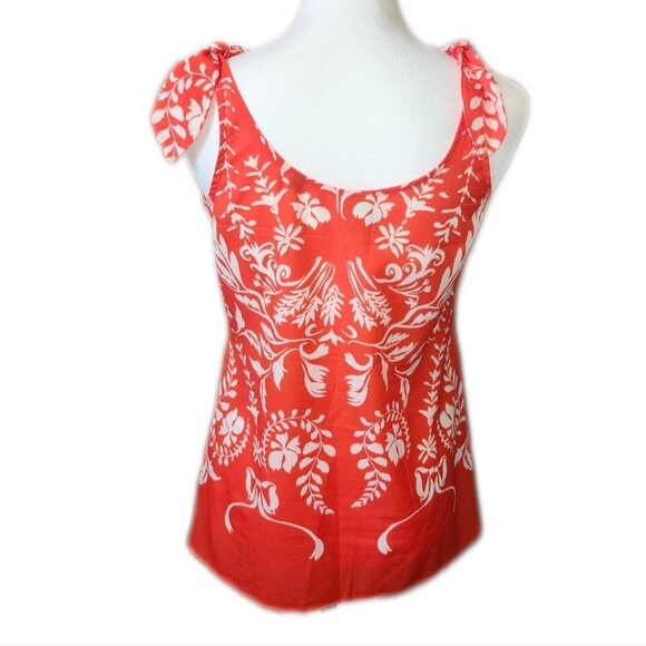 CAbi Style #5255 Mosaic Tank Top, Sleeveless, Knotted Straps, XS - Picture 5 of 10